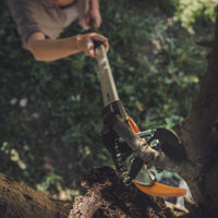 Fiskars Baummesser + Gratis Singlestep Gartenschere Bypass