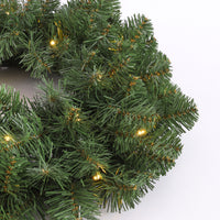 Künstlicher Türkranz Weihnachten 'Norton' inkl. LED-Beleuchtung
