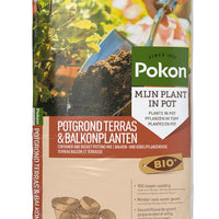 Blumenerde für Terrassen- und Balkonpflanzen - Biologisch 20 Liter - Pokon