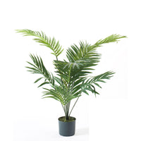 Künstliche Pflanze Areca-Palme Dypsis inkl. Ziertopf, schwarz