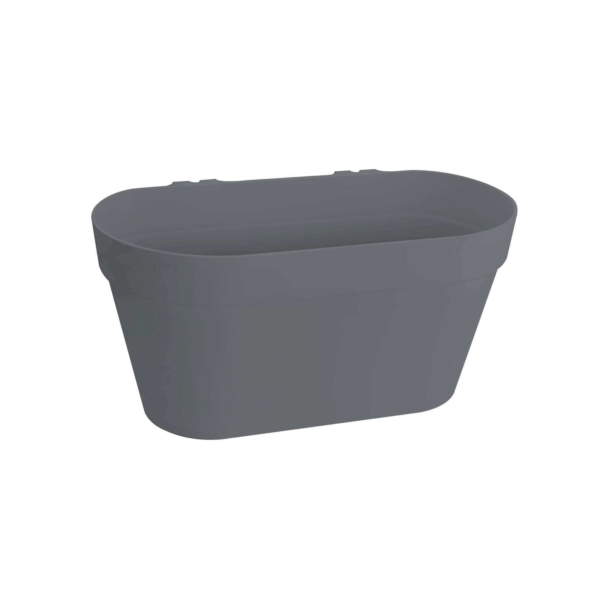 Elho Blumentopf Loft urban Green wall duo oval anthrazit - Außentopf kaufen 