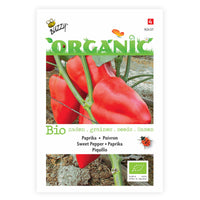 Paprika Capsicum 'Piquillo ' - Biologisch 4 m² - Gemüsesamen