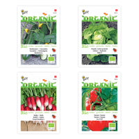 Frühlingsgemüsepaket 'Frischer Frühling' - Biologisch - Gemüsesamen