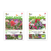 Duft-Wicken-Paket Lathyrus 'Kräftige Farben' - Biologisch 3 m² - Blumensamen