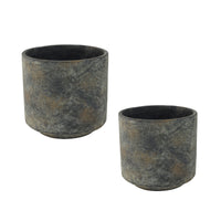 TS Blumentopf 0 rund gold-grau - Innentopf